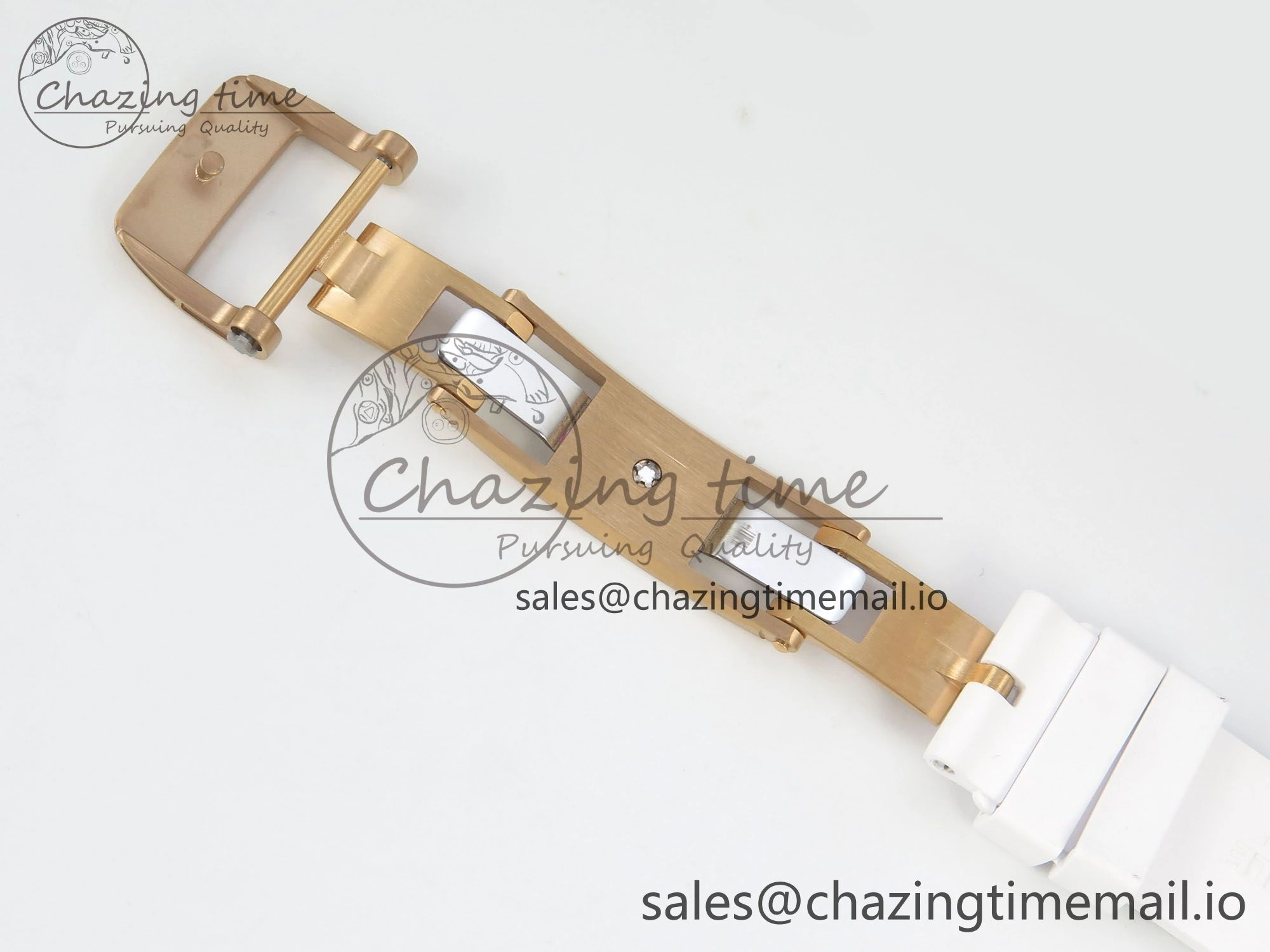 RM07 Ladies RG Diamonds Bezel ZF 1:1 Best Edition Red Diamonds Skeleton Dial on White Rubber Strap CRMA2 Clone
