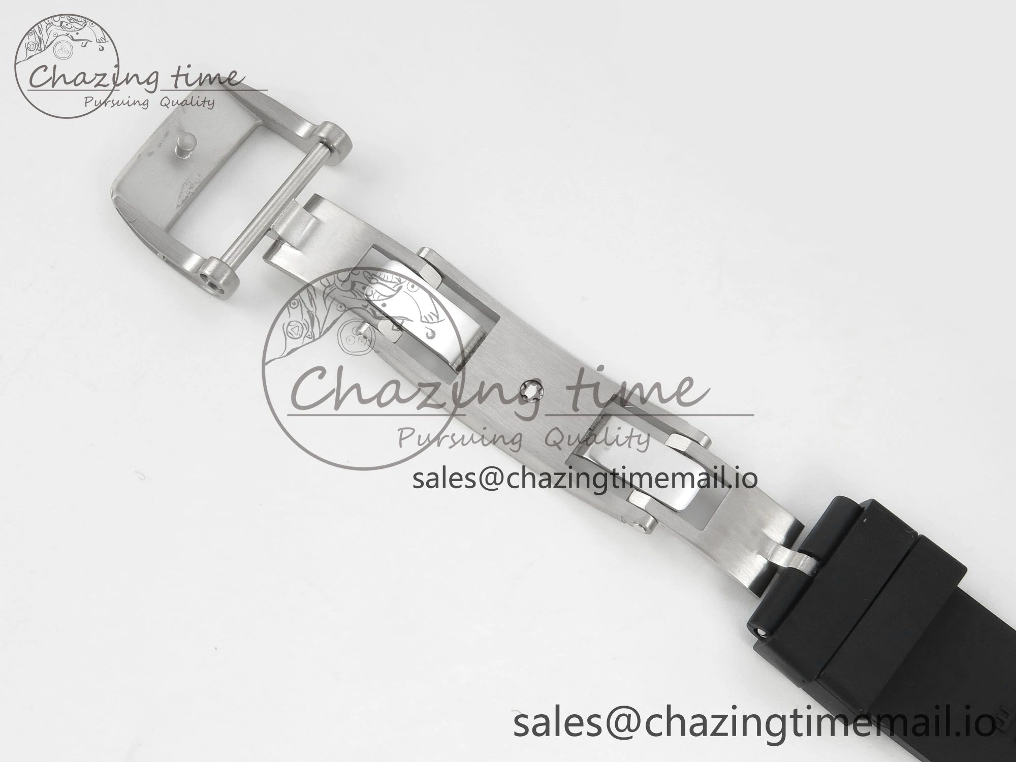 RM07 Ladies SS Diamonds Bezel ZF 1:1 Best Edition Black Diamonds Skeleton Dial on Black Rubber Strap CRMA2 Clone