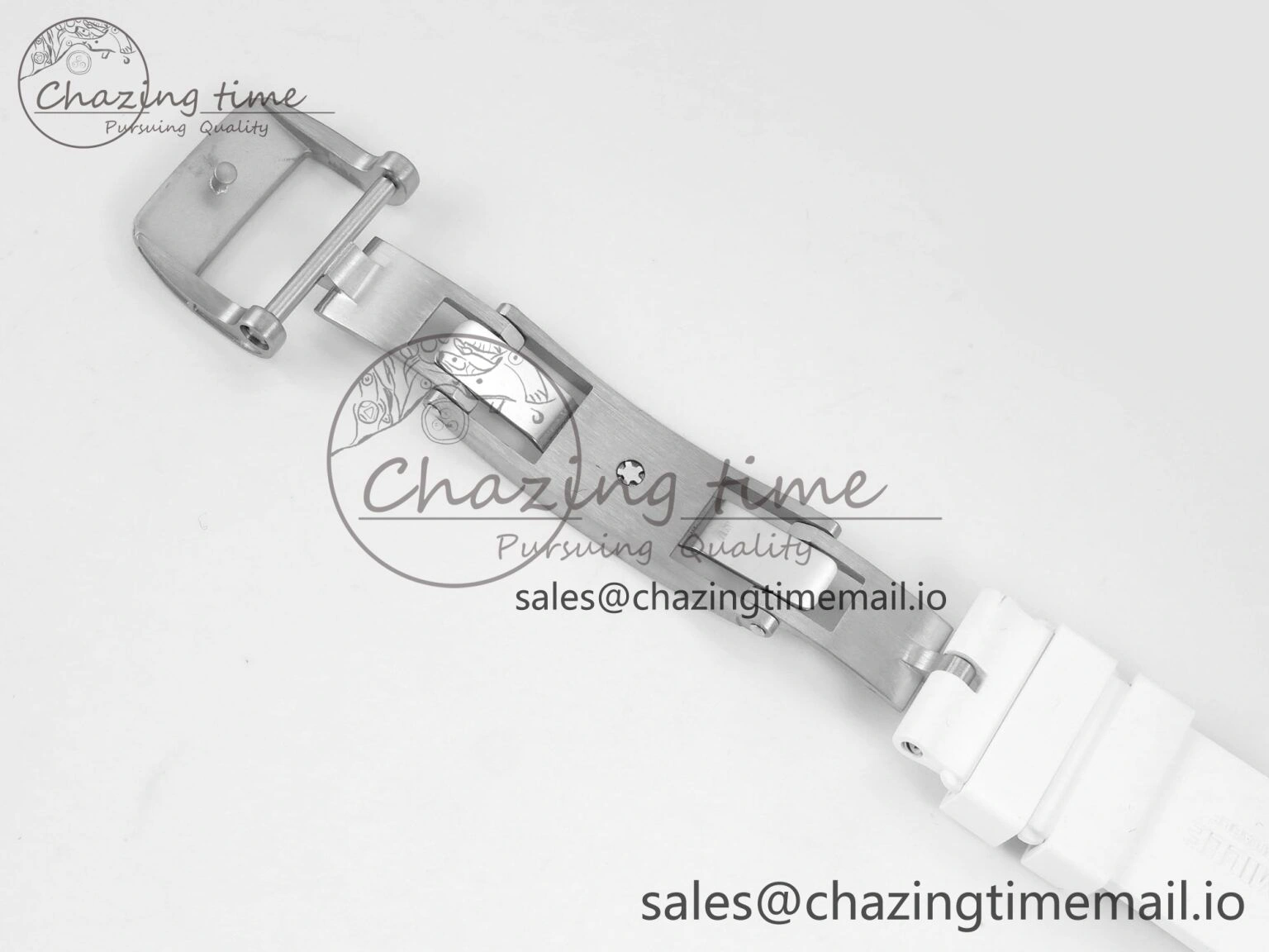 RM07 Ladies SS Diamonds Bezel ZF 1:1 Best Edition Red Diamonds Skeleton Dial on White Rubber Strap CRMA2 Clone
