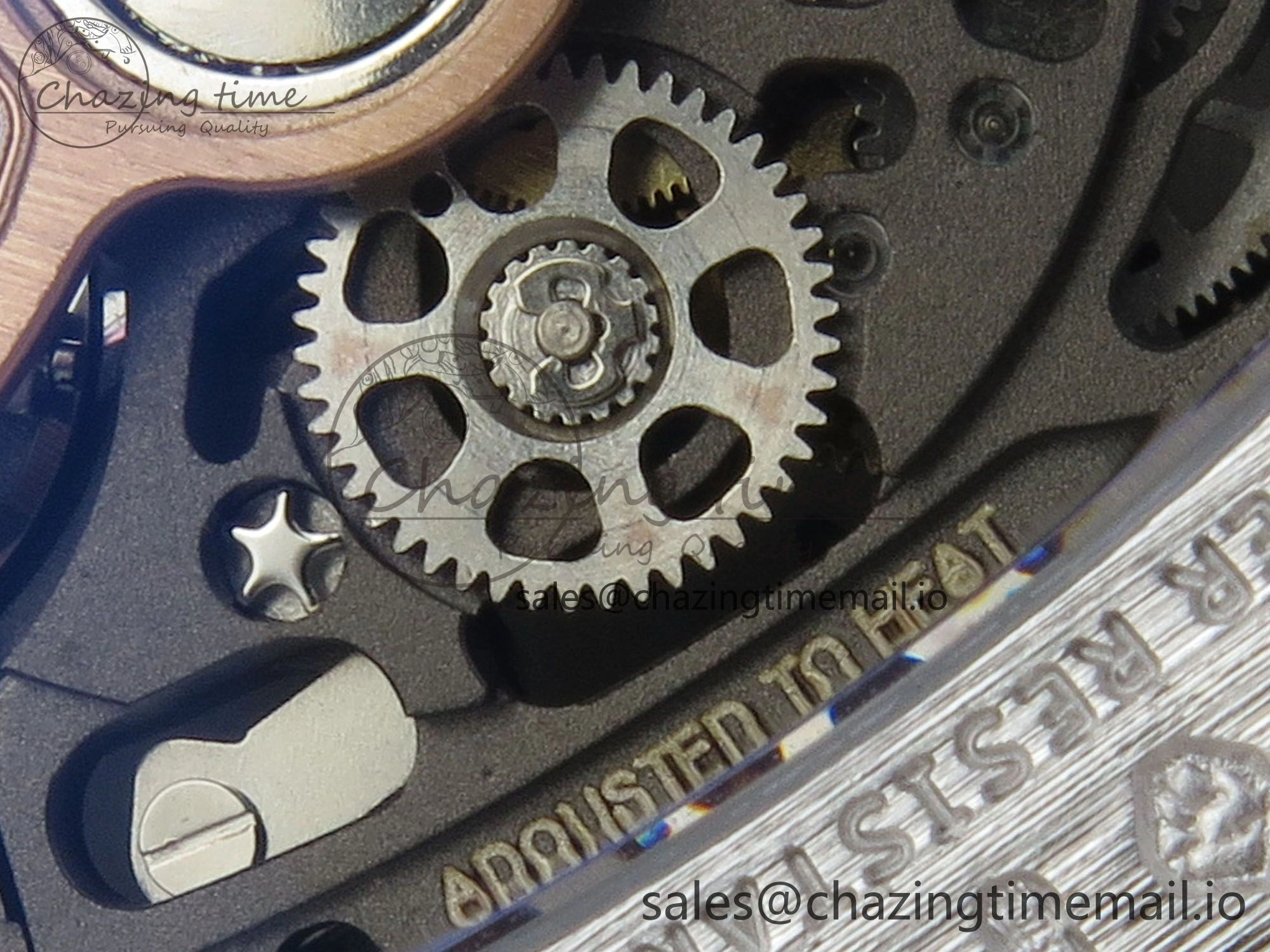 RM07 Ladies Snow Diamonds SS ZF 1:1 Best Edition Black Dial on Black Rubber Strap CRMA2 Clone