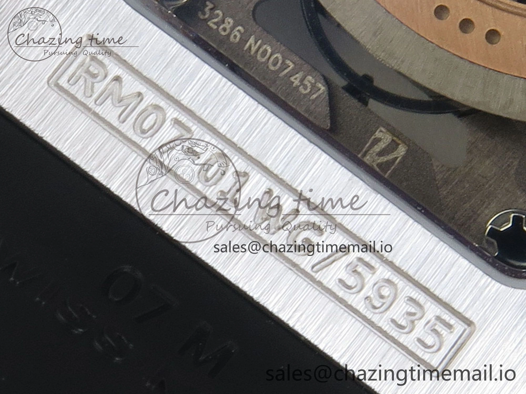 RM07 Ladies Snow Diamonds SS ZF 1:1 Best Edition Black Dial on Black Rubber Strap CRMA2 Clone