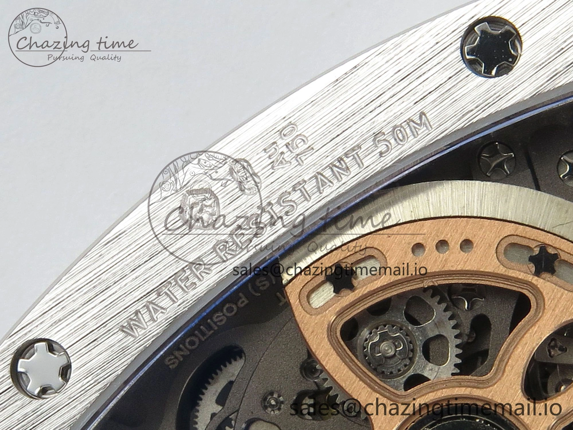 RM07 Ladies Snow Diamonds SS ZF 1:1 Best Edition White Dial on White Rubber Strap CRMA2 Clone
