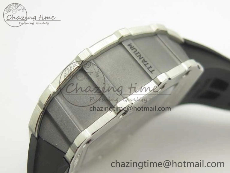 RM11-03 SS KVF 1:1 Best Edition Crystal Skeleton Dial on Racing Rubber Strap A7750