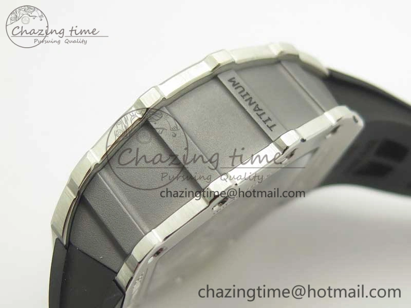 RM11-03 SS KVF 1:1 Best Edition Crystal Skeleton Dial on Racing Rubber Strap A7750