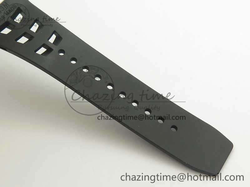 RM11-03 SS KVF 1:1 Best Edition Crystal Skeleton Dial on Racing Rubber Strap A7750