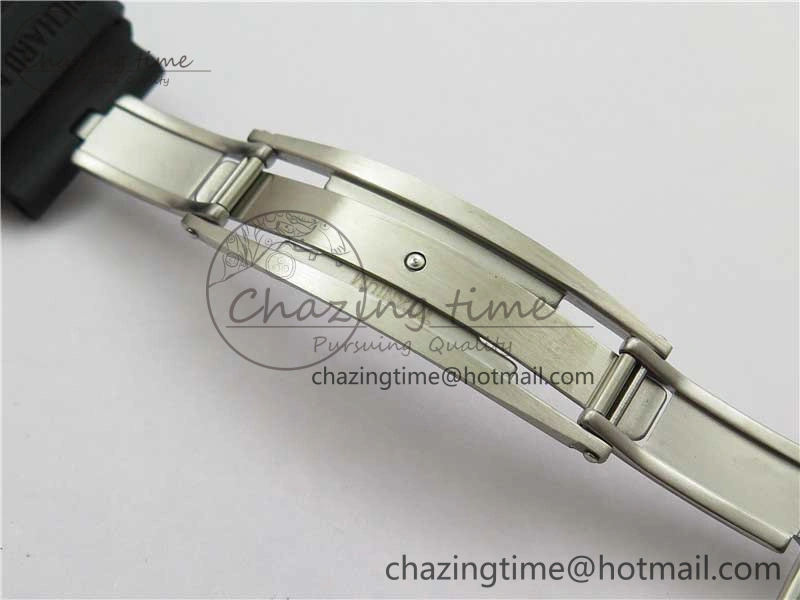 RM12 Real Tourbillon KVF Best Edition Skeleton Dial on Black Rubber Strap