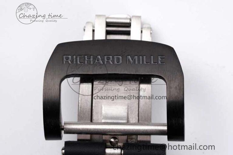 RM21-01 RG Tourbillon RMF Best Edition Skeleton Dial on Black Rubber Strap