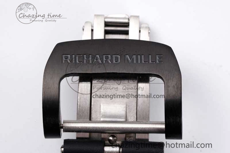 RM21-01 RG Tourbillon RMF Best Edition Skeleton Dial on Black Rubber Strap