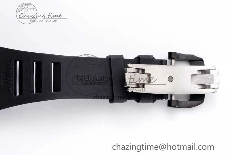 RM21-01 RG Tourbillon RMF Best Edition Skeleton Dial on Black Rubber Strap