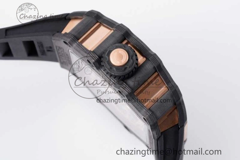 RM21-01 RG Tourbillon RMF Best Edition Skeleton Dial on Black Rubber Strap