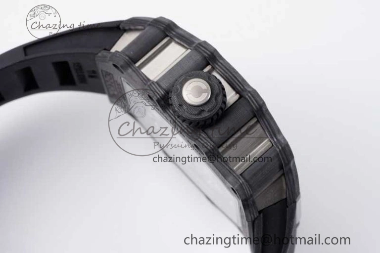 RM21-01 SS Tourbillon RMF Best Edition Skeleton Dial on Black Rubber Strap