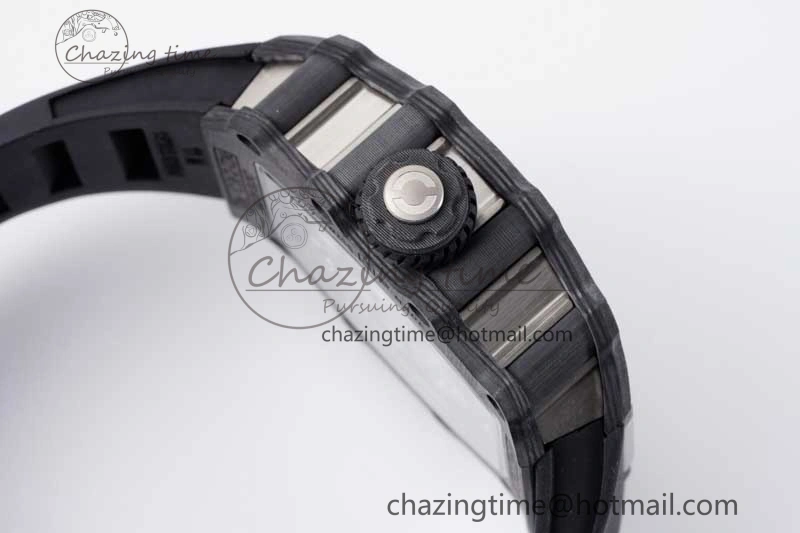 RM21-01 SS Tourbillon RMF Best Edition Skeleton Dial on Black Rubber Strap