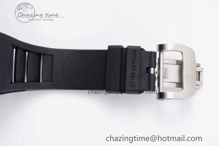 RM21-01 SS Tourbillon RMF Best Edition Skeleton Dial on Black Rubber Strap