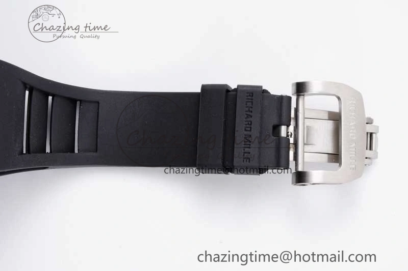 RM21-01 SS Tourbillon RMF Best Edition Skeleton Dial on Black Rubber Strap