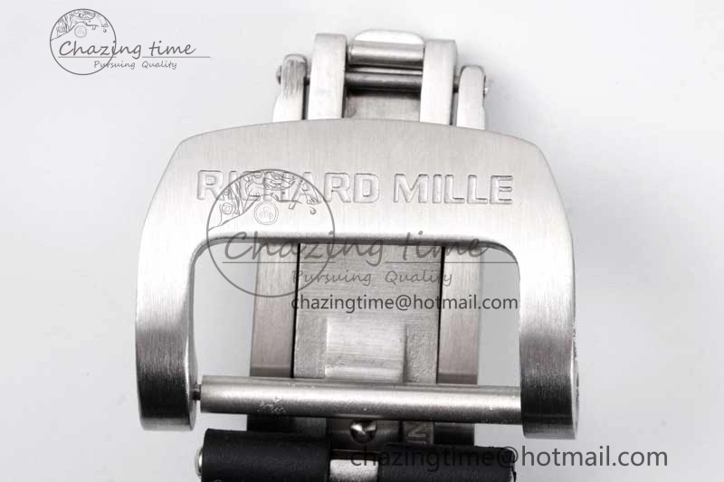 RM21-01 SS Tourbillon RMF Best Edition Skeleton Dial on Black Rubber Strap