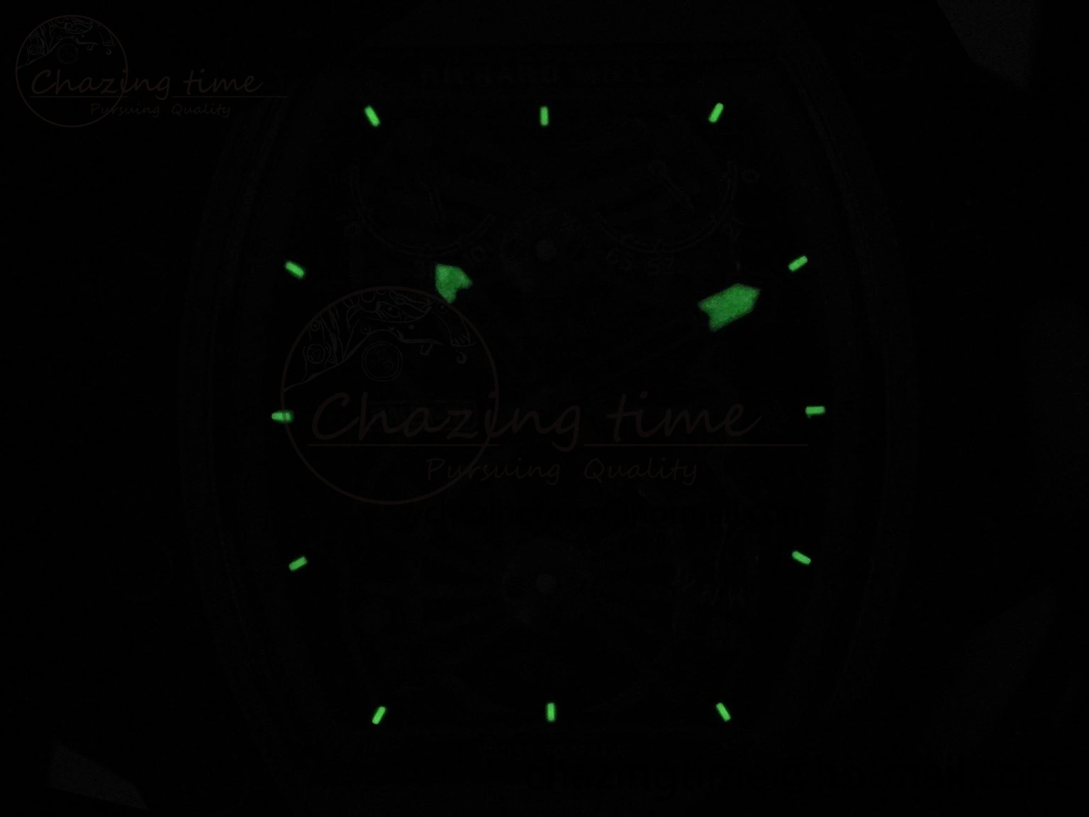 RM21-01 Tourbillon NTPT RMF Best Edition Skeleton Dial on White Rubber Strap