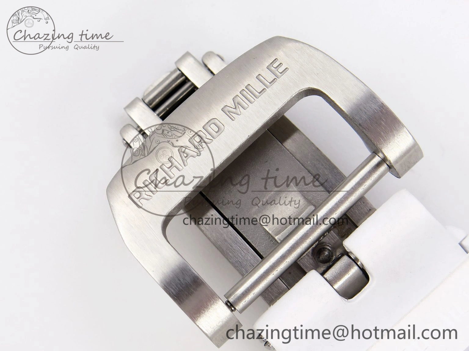 RM21-01 Tourbillon NTPT RMF Best Edition Skeleton Dial on White Rubber Strap