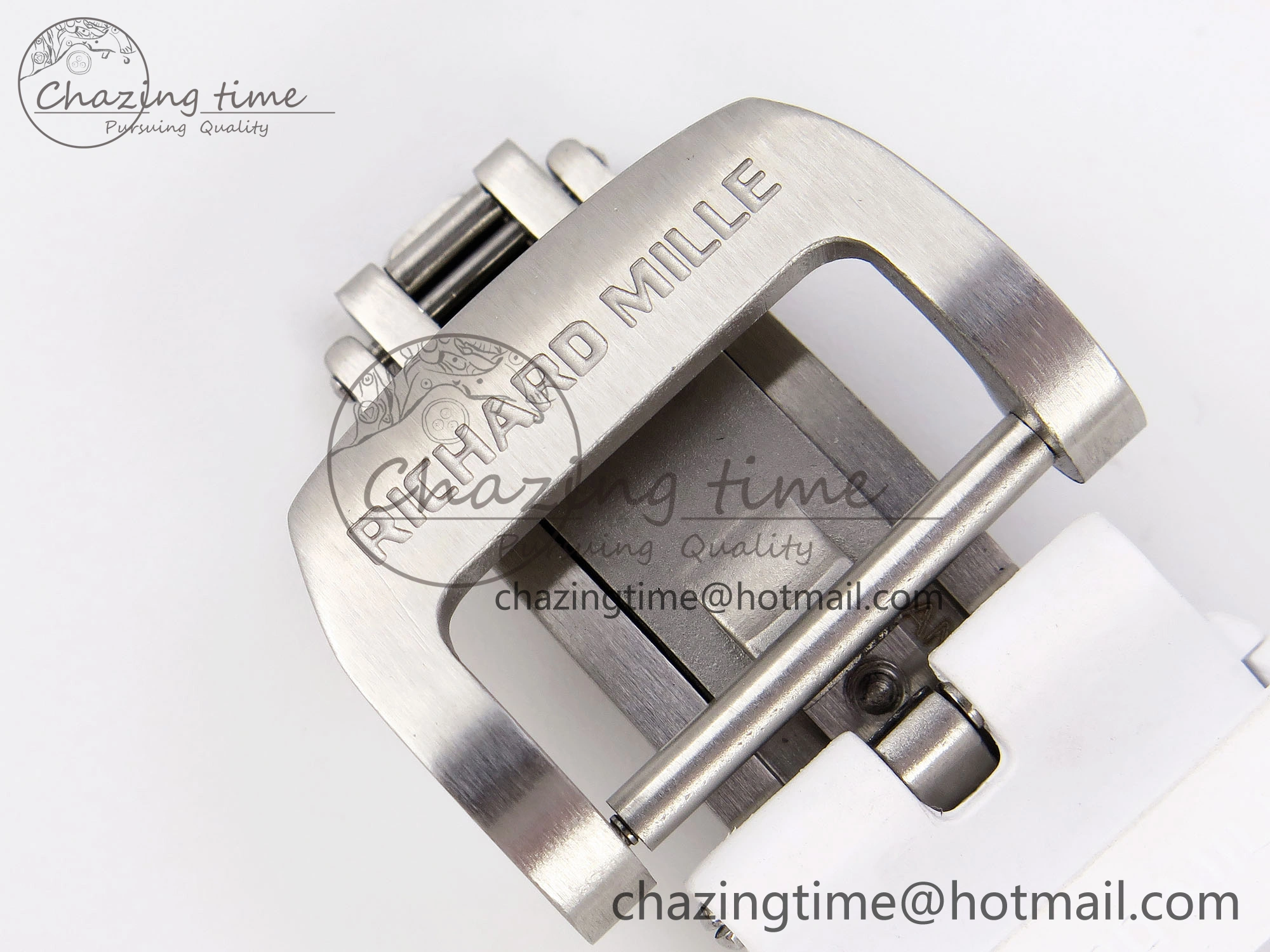 RM21-01 Tourbillon NTPT RMF Best Edition Skeleton Dial on White Rubber Strap