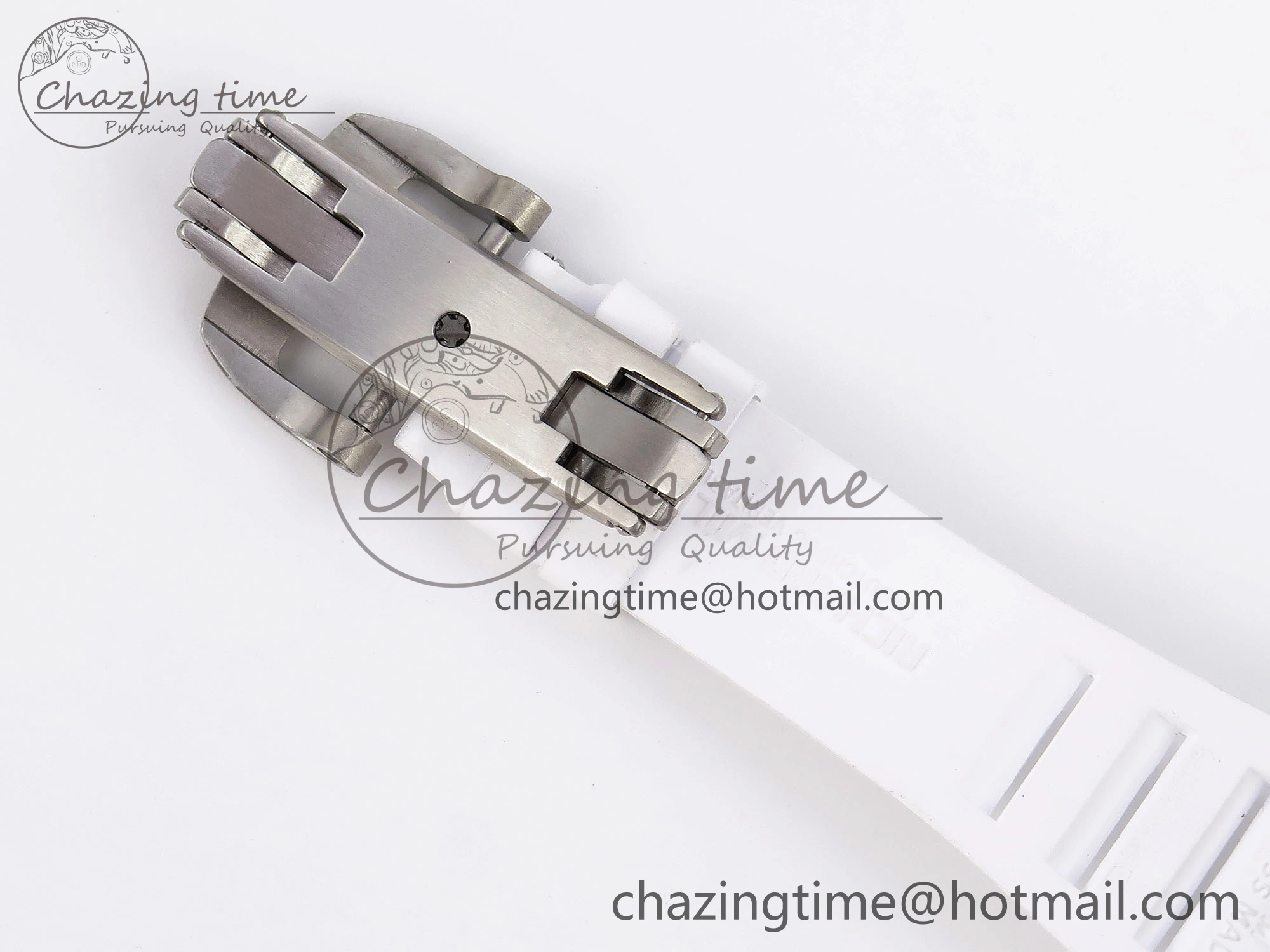 RM21-01 Tourbillon NTPT RMF Best Edition Skeleton Dial on White Rubber Strap
