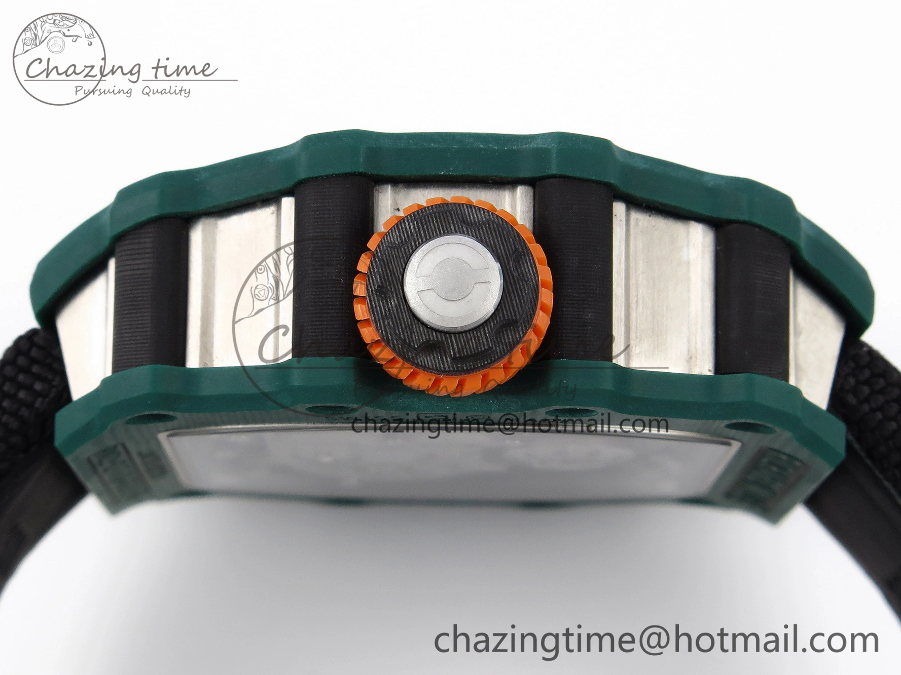 RM21-02 Tourbillon NTPT RMF Best Edition Skeleton Dial on Black Nylon Strap