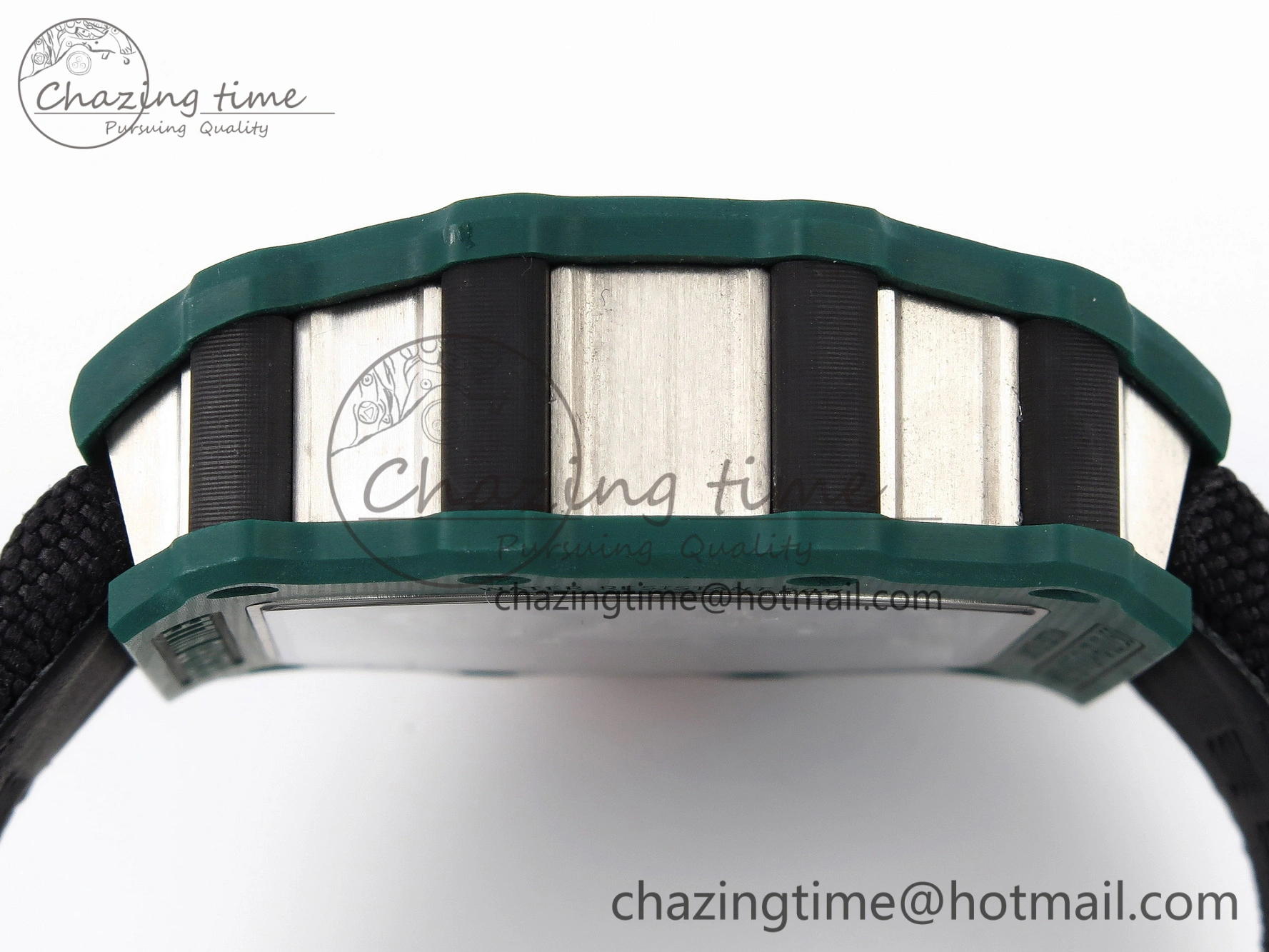 RM21-02 Tourbillon NTPT RMF Best Edition Skeleton Dial on Black Nylon Strap