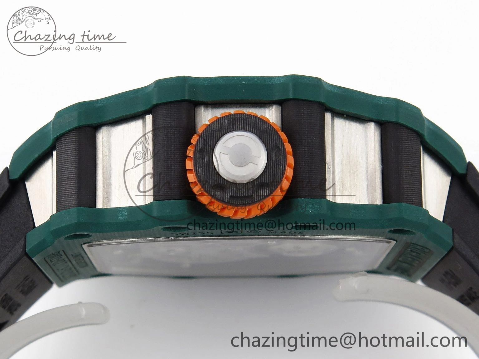 RM21-02 Tourbillon NTPT RMF Best Edition Skeleton Dial on Black Rubber Strap