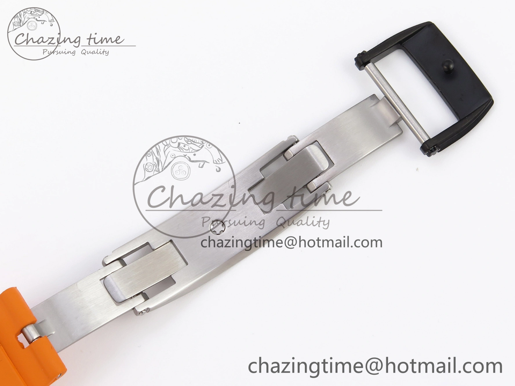 RM21-02 Tourbillon NTPT RMF Best Edition Skeleton Dial on Orange Rubber Strap