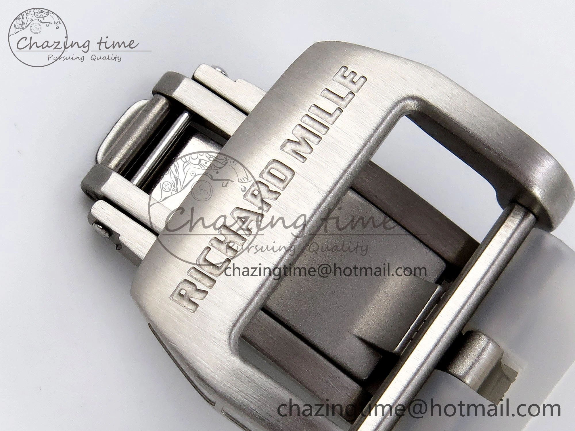 RM51 Transparent Tourbillon RMF Best Edition RG Tiger Dragon Dial on Transparent Rubber Strap