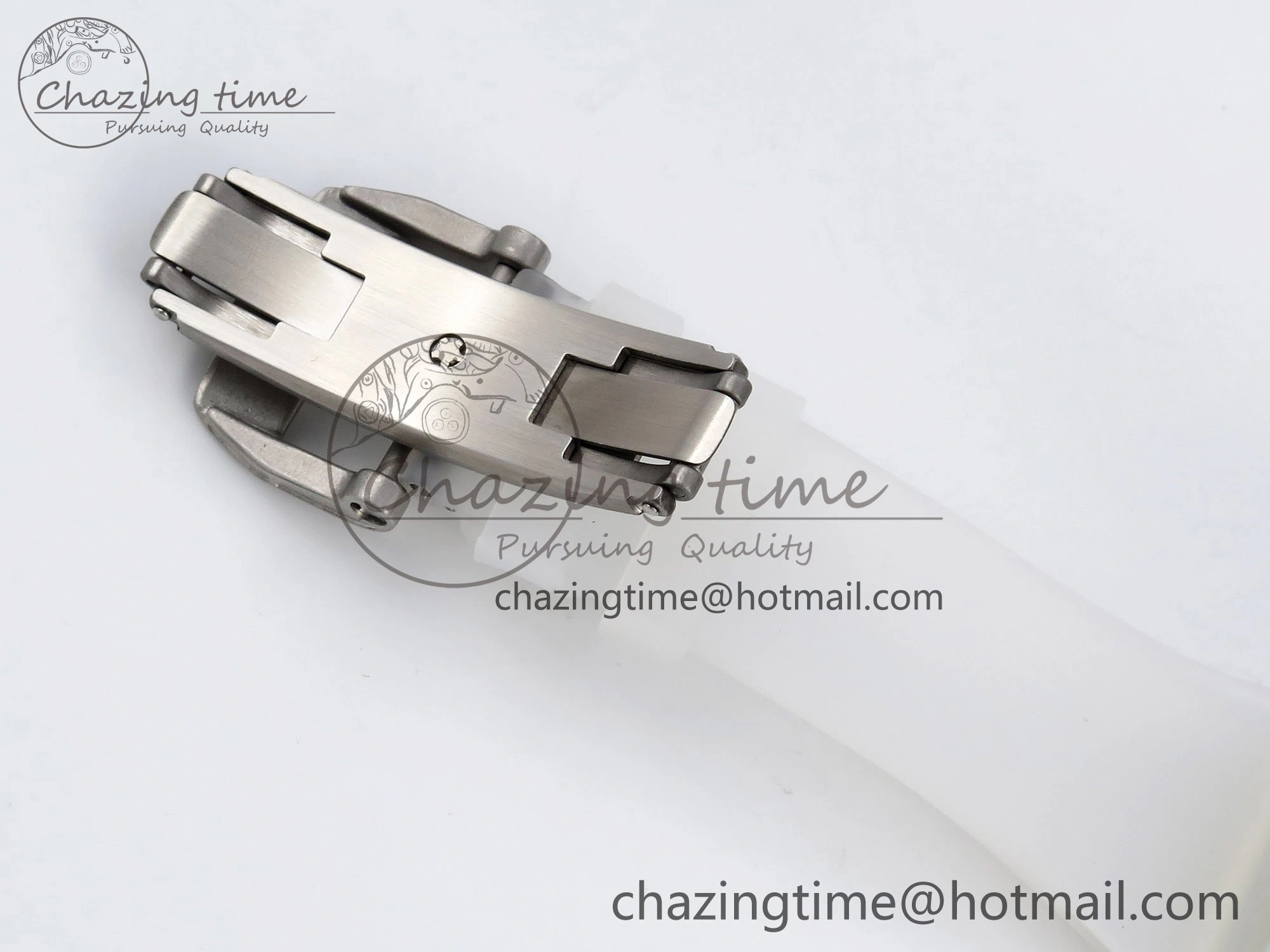 RM51 Transparent Tourbillon RMF Best Edition RG Tiger Dragon Dial on Transparent Rubber Strap