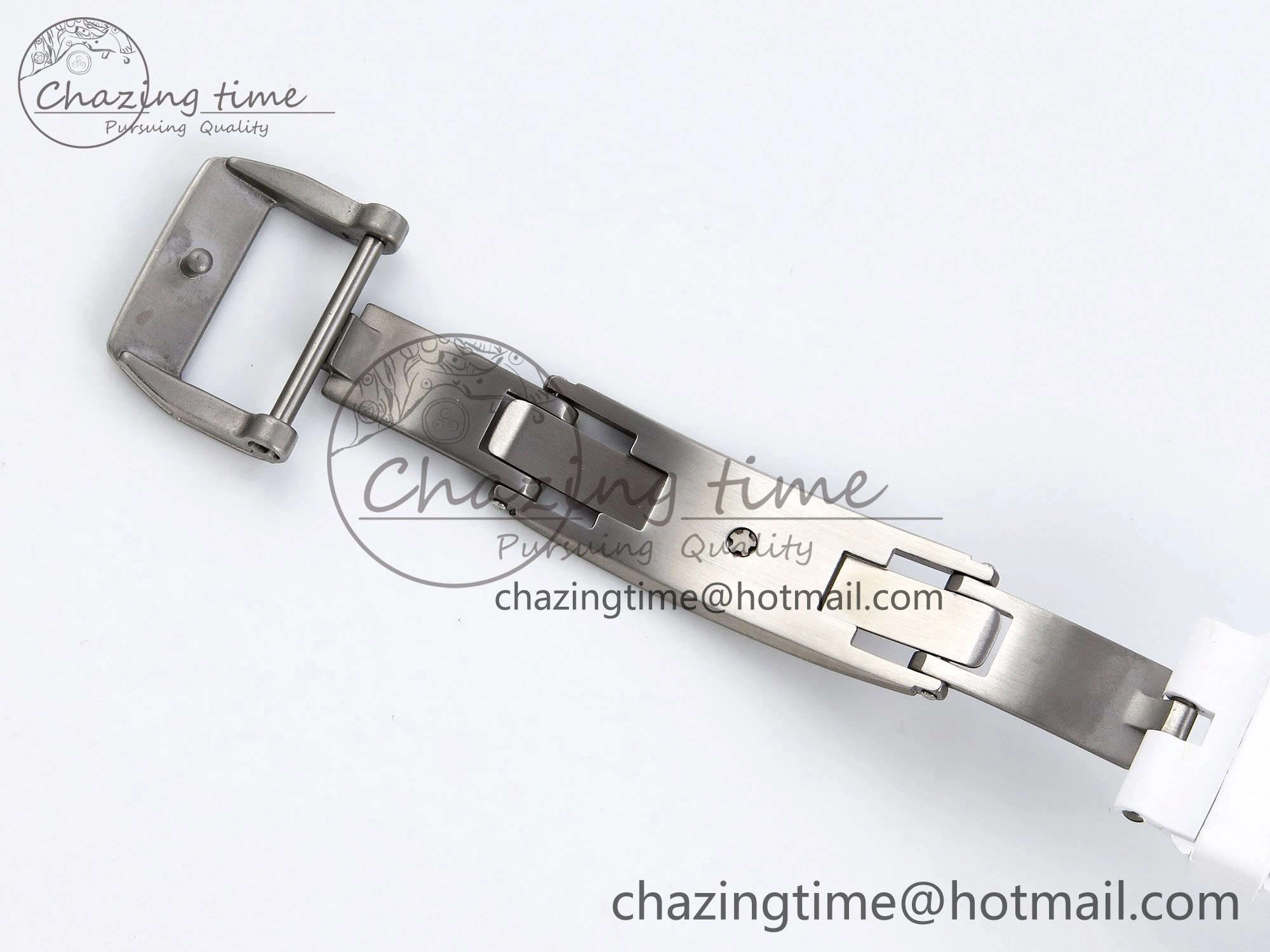 RM51 Transparent Tourbillon RMF Best Edition Tiger Dragon Dial on White Rubber Strap
