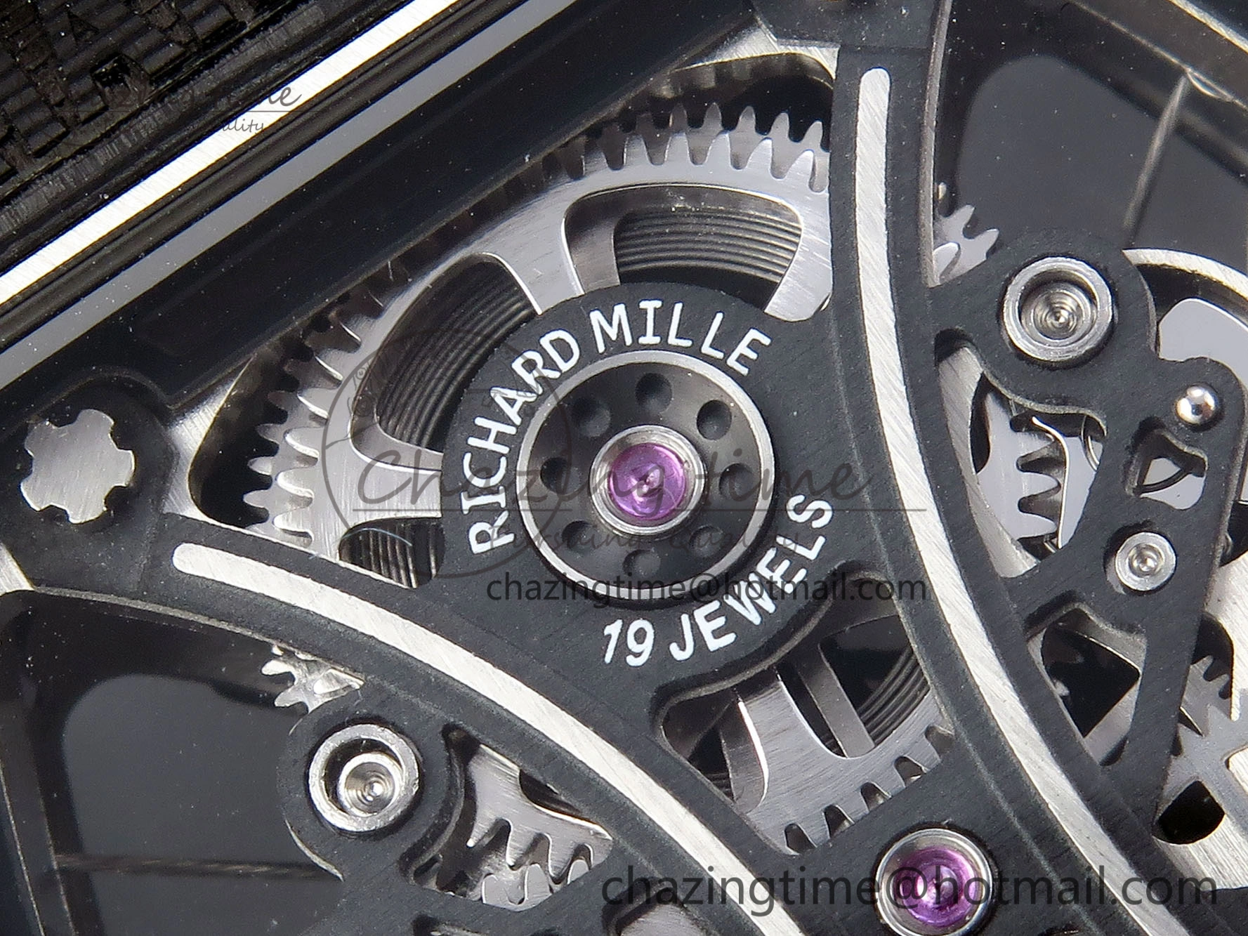 RM53-02 TOURBILLON CARBON RMF BEST EDITION SKELETON DIAL ON BLUE NYLON STRAP