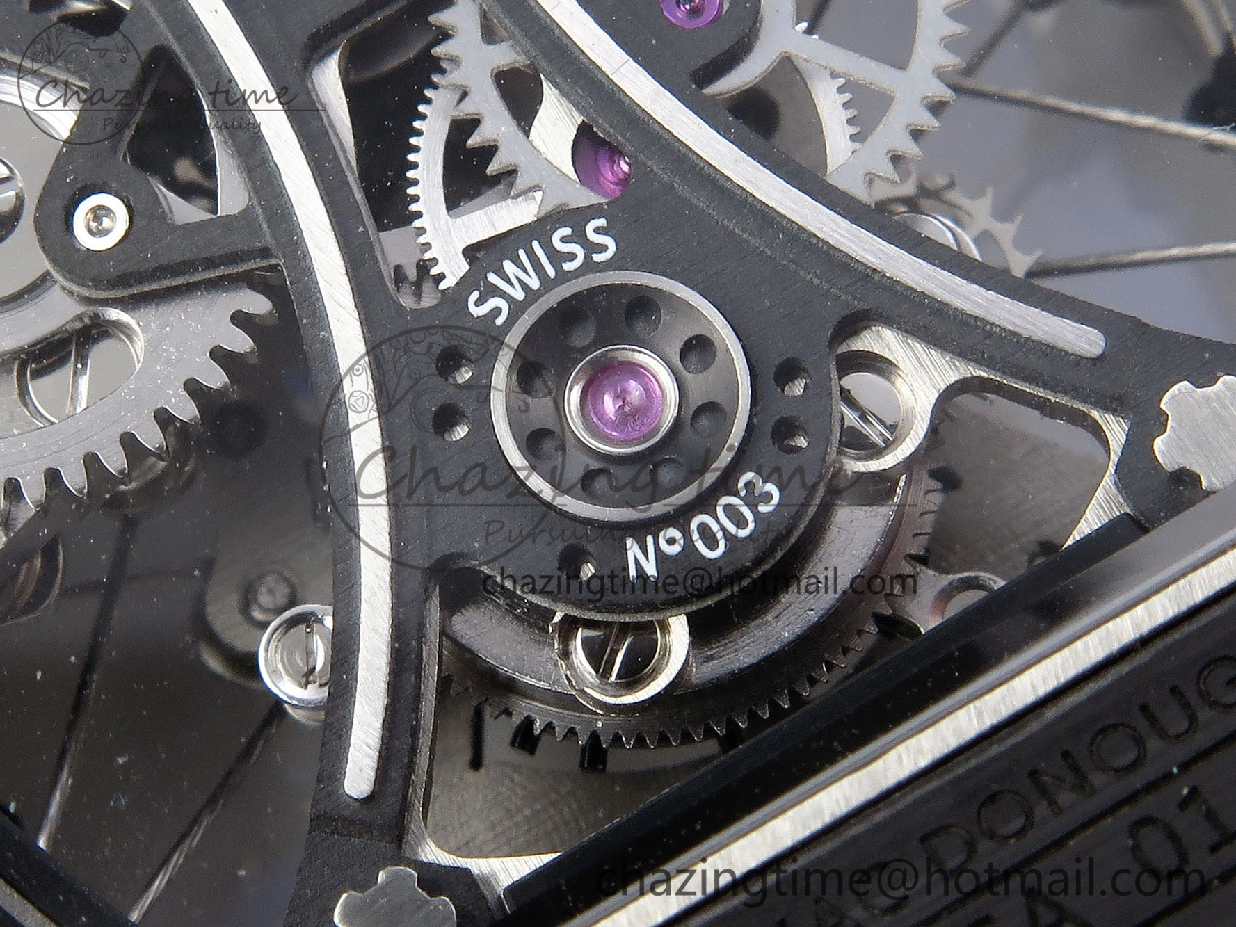 RM53-02 TOURBILLON CARBON RMF BEST EDITION SKELETON DIAL ON BLUE NYLON STRAP