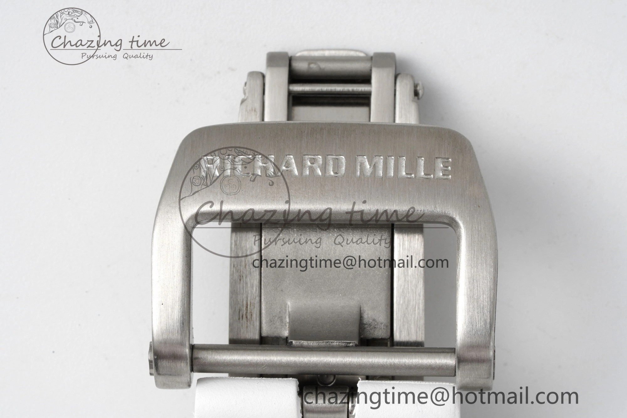 RM56-01 Green Transparent Tourbillon RMF Best Edition Skeleton Dial on White Rubber Strap