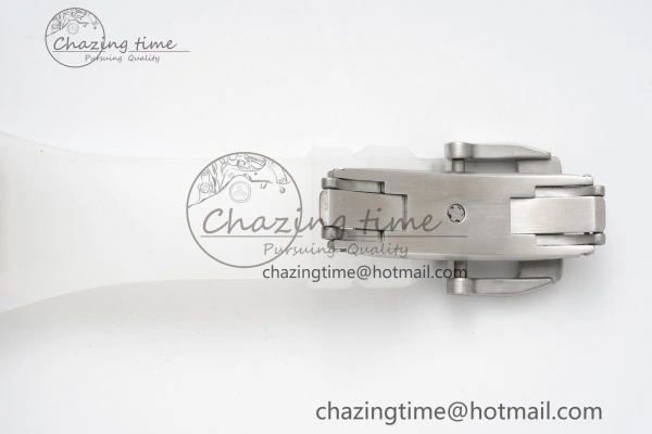 RM56-01 Transparent Tourbillon RMF Best Edition Skeleton Dial on Transparent Rubber Strap