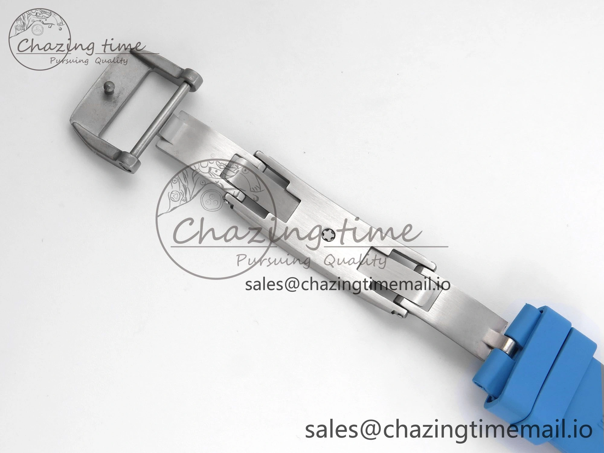 RM56-02 Transparent Tourbillon RMF Best Edition Skeleton Blue Dial on Blue Rubber Strap