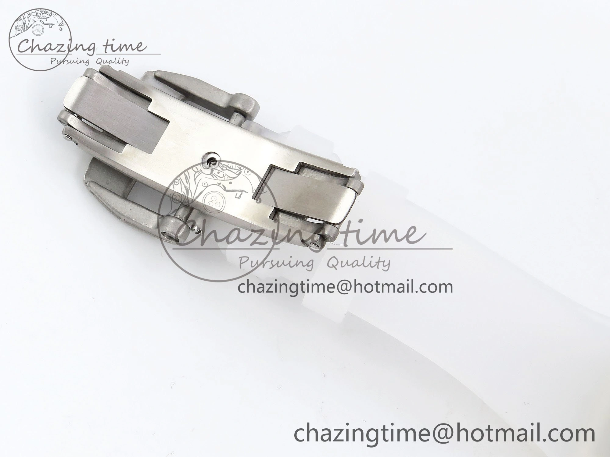 RM57 Transparent Tourbillon RMF Best Edition Silver Dragon Eagle Dial on Transparent Rubber Strap