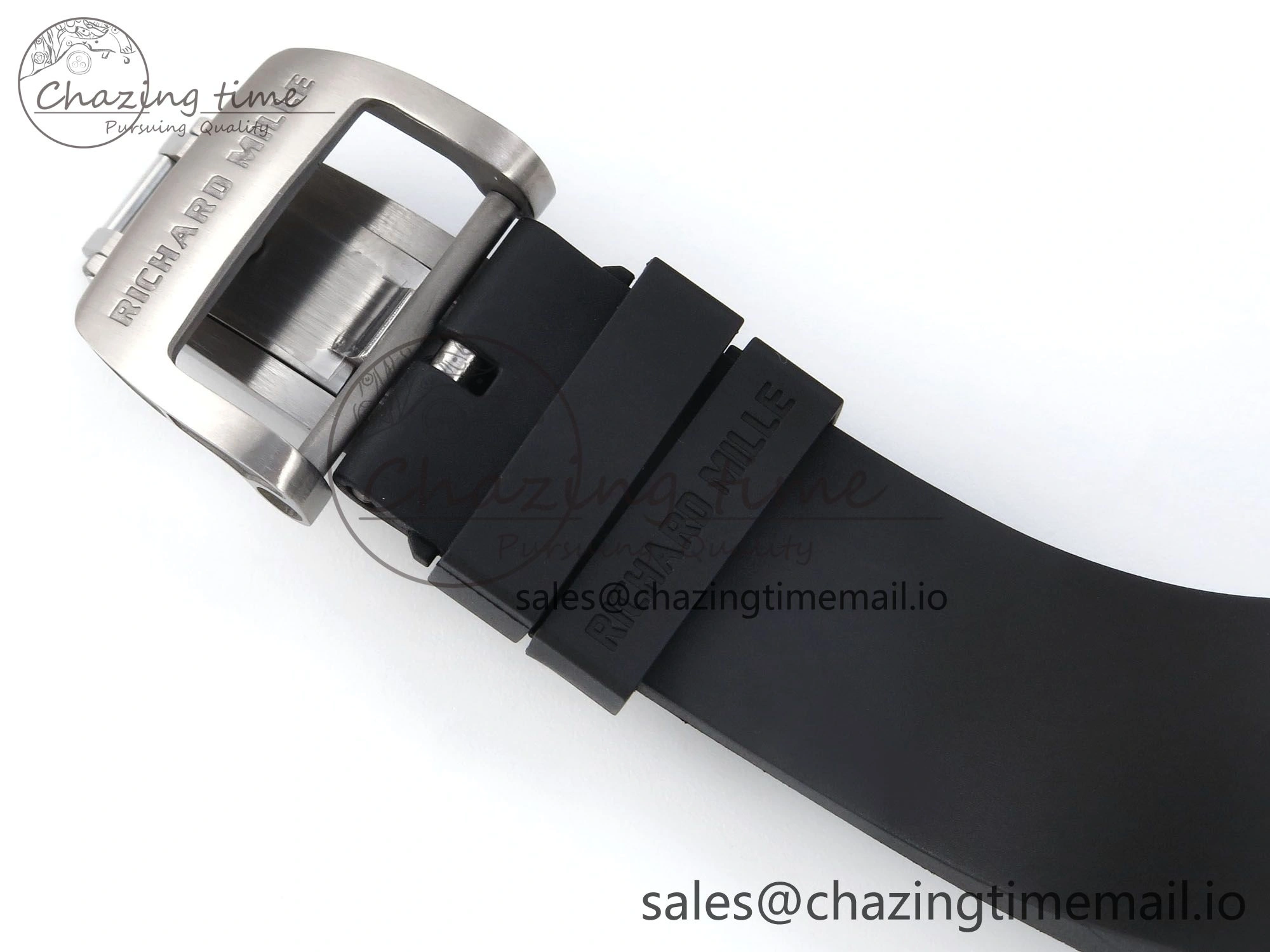 RM61-01 Yohan Blake White NTPT APSF 1:1 Best Edition on Black Rubber Strap RMUL2 Super Clone