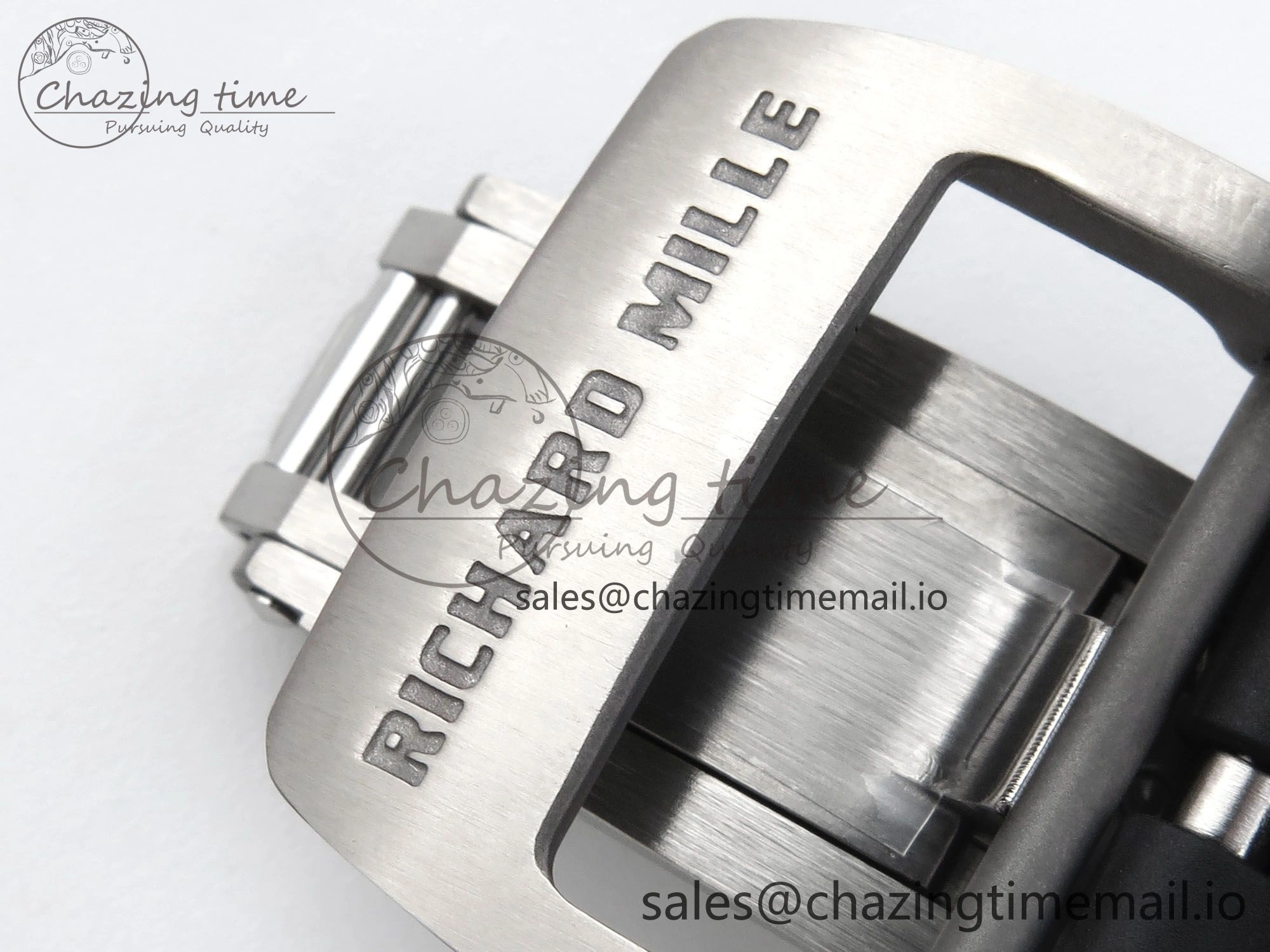 RM61-01 Yohan Blake White NTPT APSF 1:1 Best Edition on Black Rubber Strap RMUL2 Super Clone