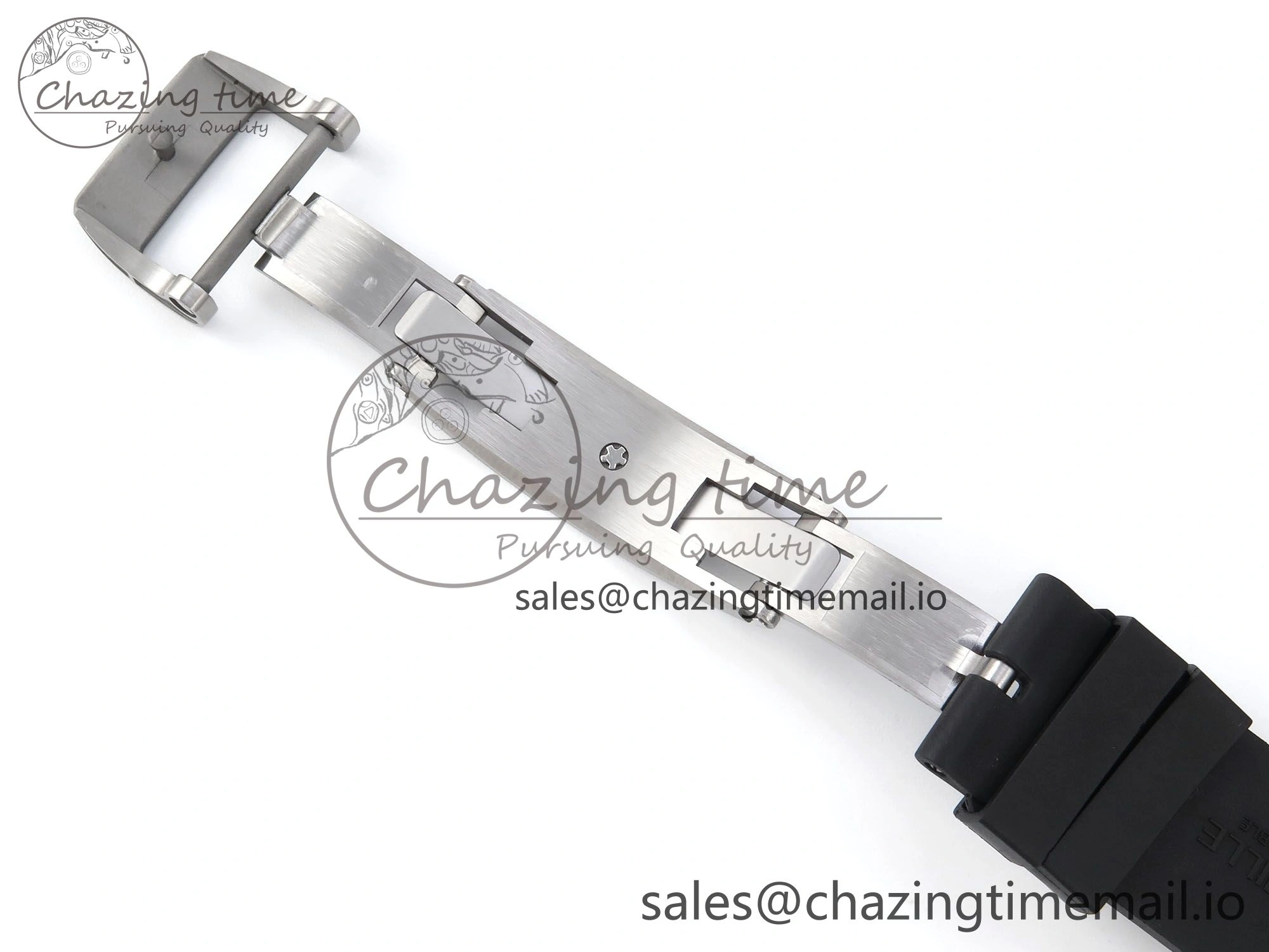 RM61-01 Yohan Blake White NTPT APSF 1:1 Best Edition on Black Rubber Strap RMUL2 Super Clone