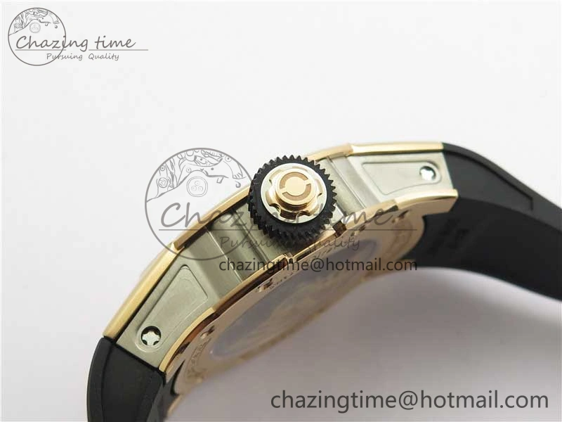 RM63-01 RG V9F Best Edition Crystal Dial on Black Rubber Strap A23J