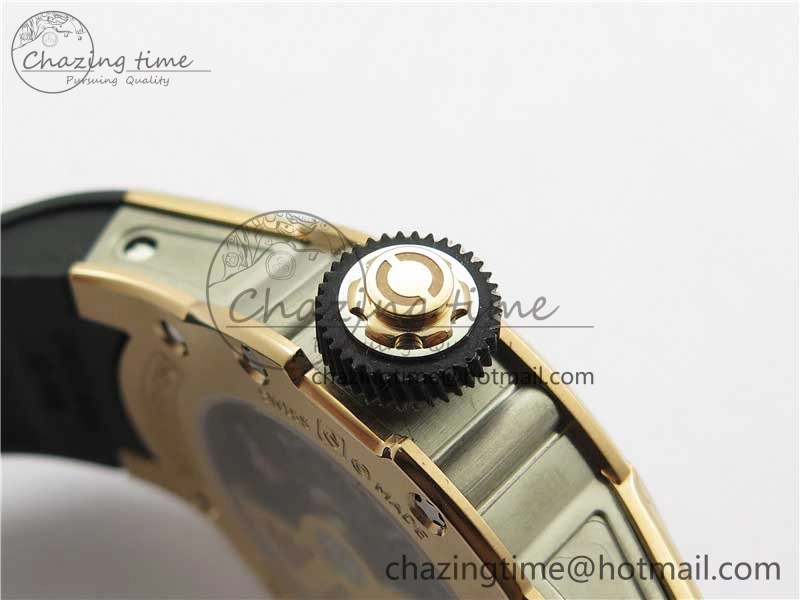 RM63-01 RG V9F Best Edition Crystal Dial on Black Rubber Strap A23J