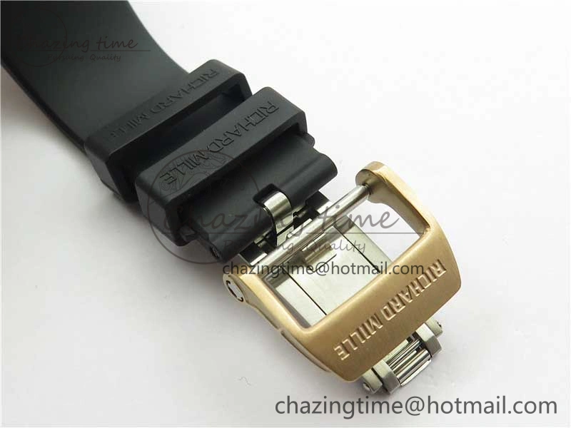 RM63-01 RG V9F Best Edition Crystal Dial on Black Rubber Strap A23J