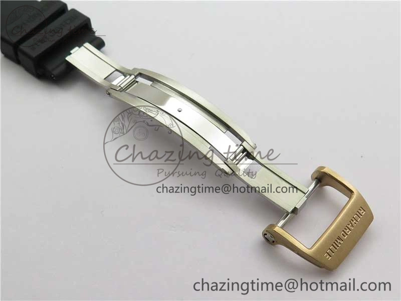 RM63-01 RG V9F Best Edition Crystal Dial on Black Rubber Strap A23J