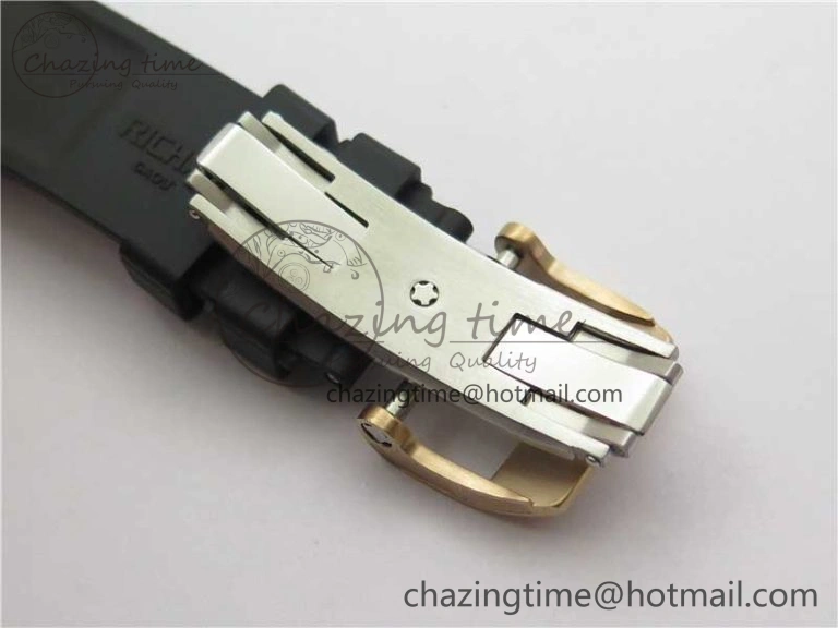 RM63-01 RG V9F Best Edition Crystal Dial on Black Rubber Strap A23J