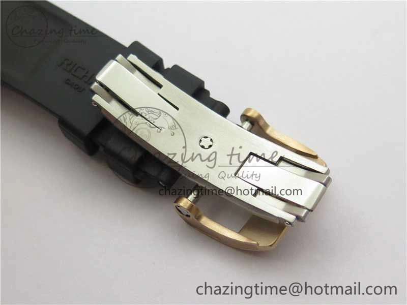 RM63-01 RG V9F Best Edition Crystal Dial on Black Rubber Strap A23J