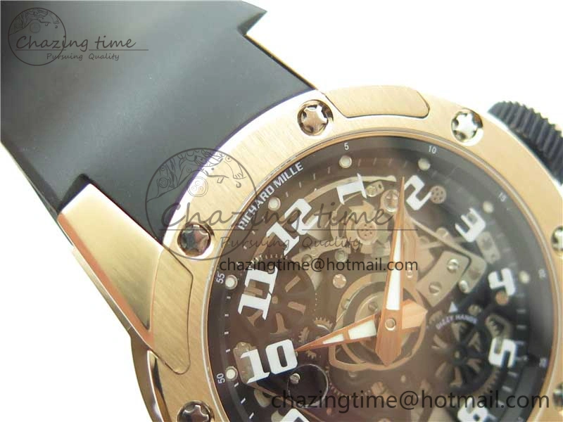 RM63-01 RG V9F Best Edition Crystal Dial on Black Rubber Strap A23J