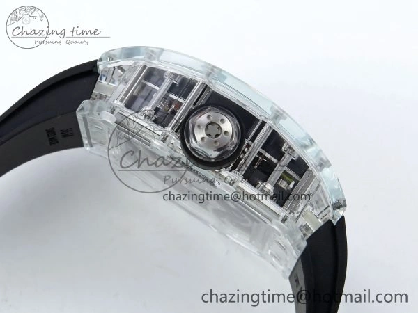 RMS10 Tourbillon Transparent RMF Best Edition Koi Fish Dial on Black Rubber Strap