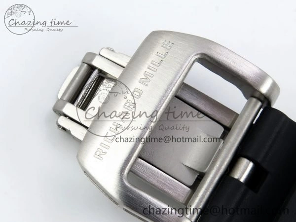 RMS10 Tourbillon Transparent RMF Best Edition Koi Fish Dial on Black Rubber Strap