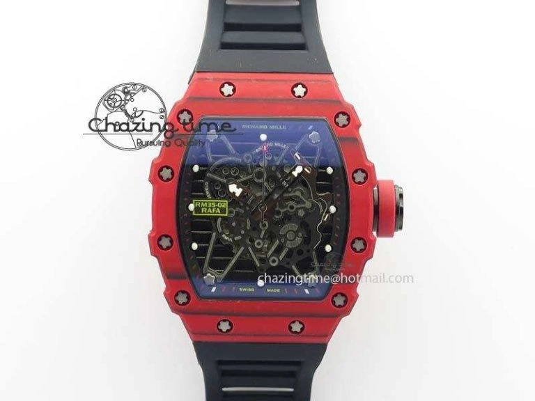 RMS10 Tourbillon Transparent RMF Best Edition Koi Fish Dial on Transparent Rubber Strap