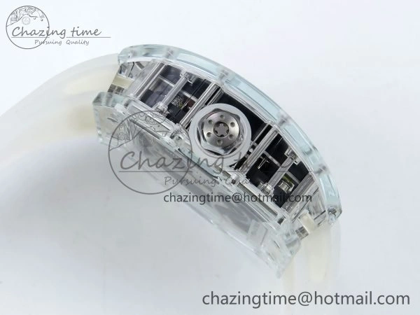 RMS10 Tourbillon Transparent RMF Best Edition Koi Fish Dial on Transparent Rubber Strap